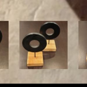 Threshold Decorative Figurine, Black Stone